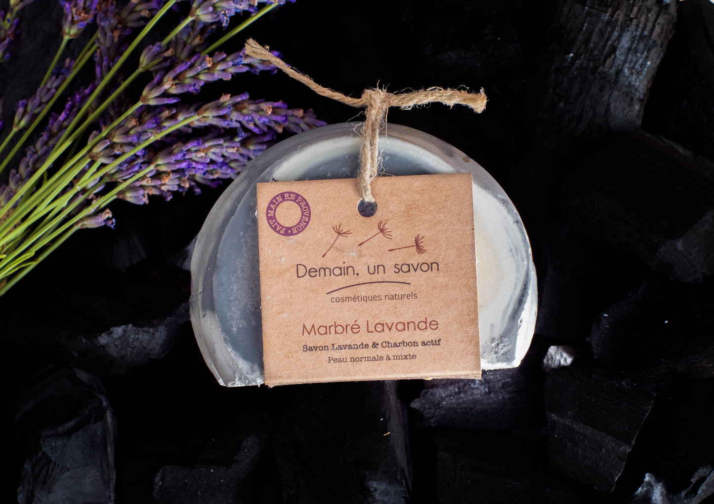 Savon Marbré Lavande