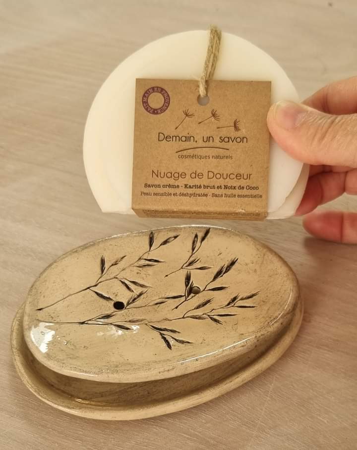 Porte savon céramique