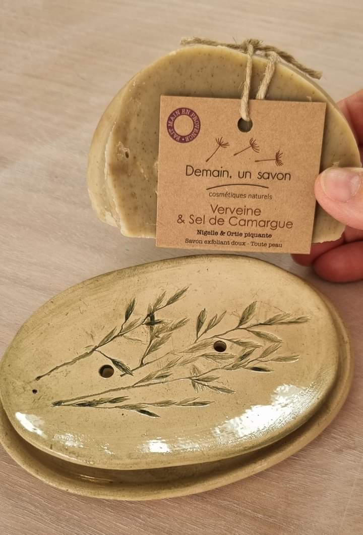 Porte savon céramique