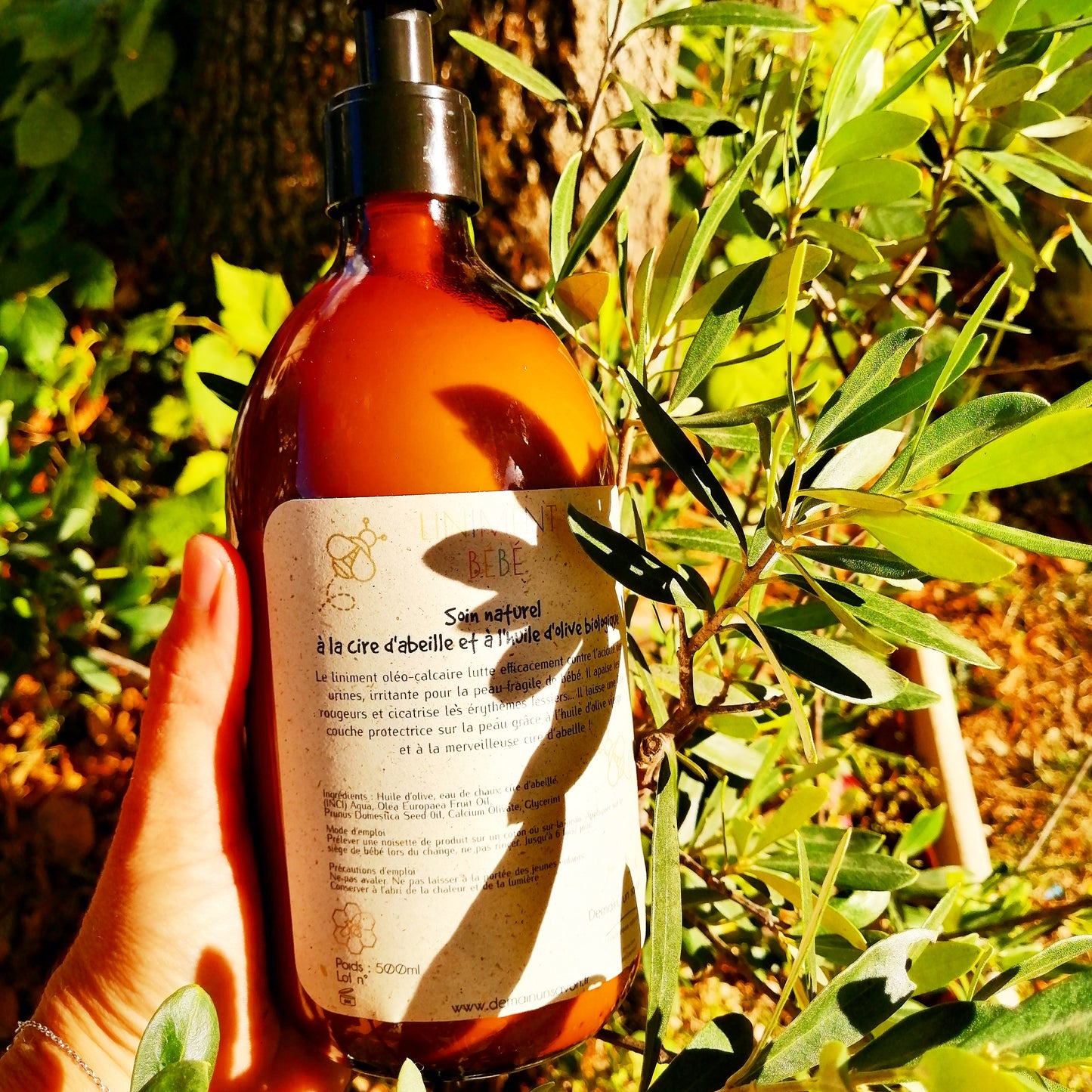 Liniment Flacon verre rechargeable